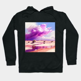 Pink Desert Clouds Hoodie